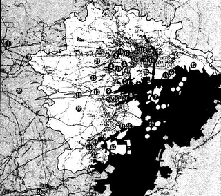 Illustration for article titled Here's A Map That Shows All The Future Megacities From Science Fiction